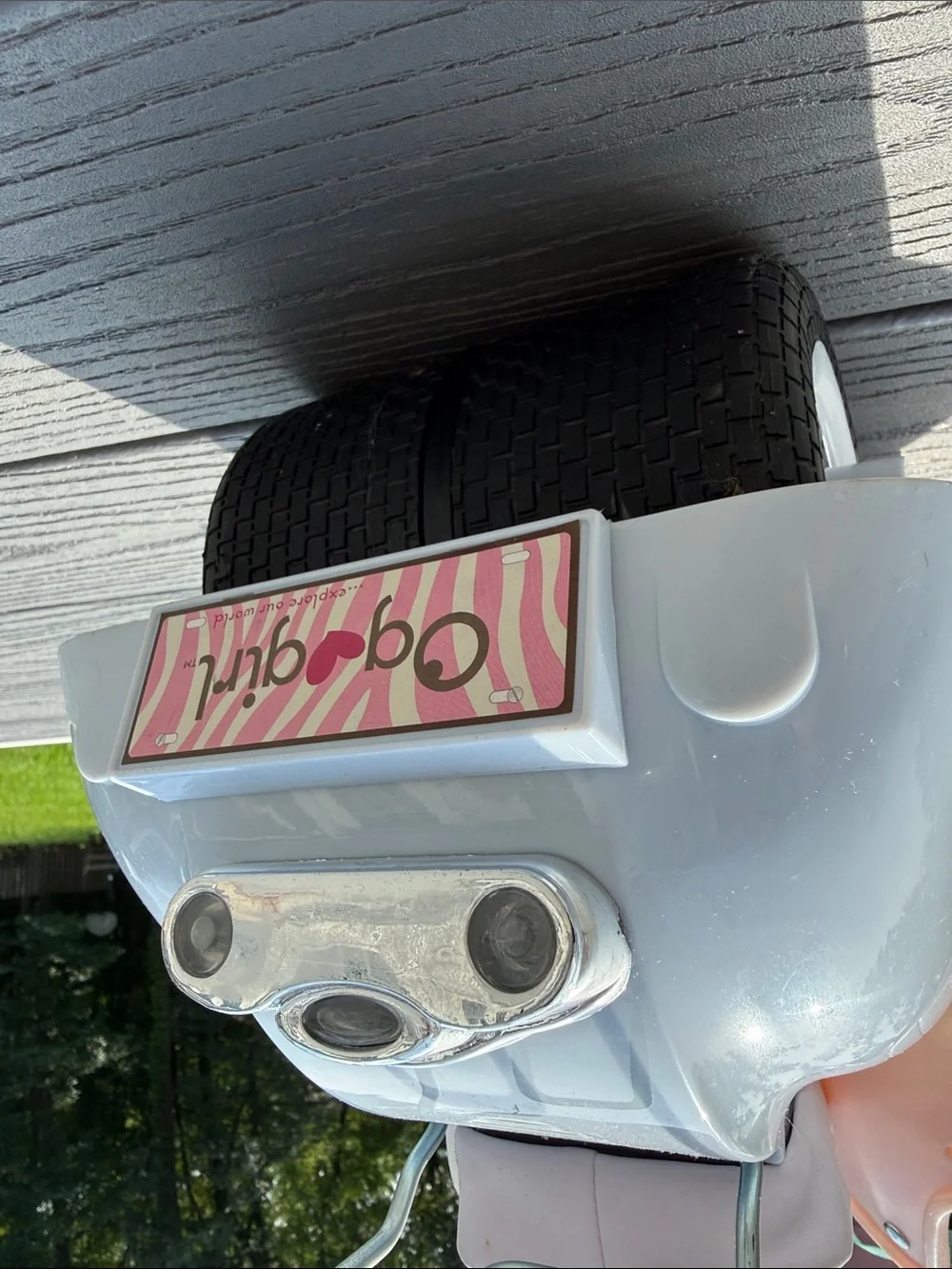 Our Generation Doll Scooter Toy with Pink and Lilac Design and Helmet